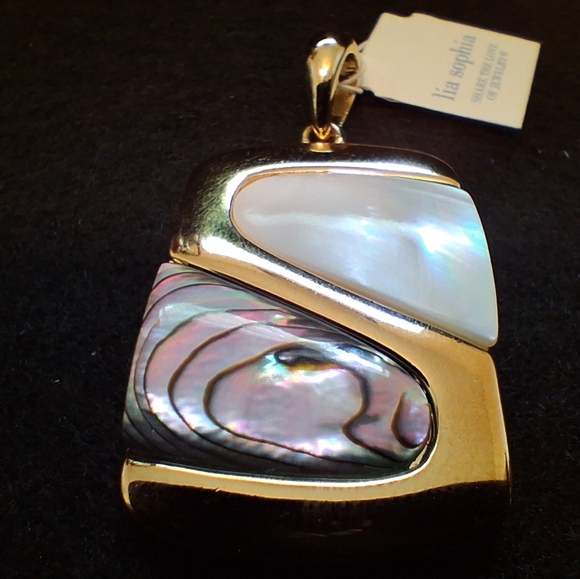 Lia Sophia Jewelry - Pendant - Lia Sophia Gold and Iridescent